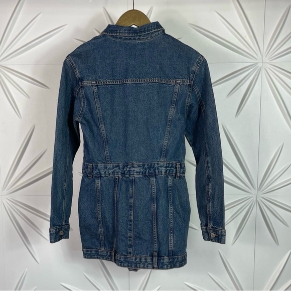 ZARA Denim Button Mini Dress ✨NWOT✨ - Picture 13 of 14
